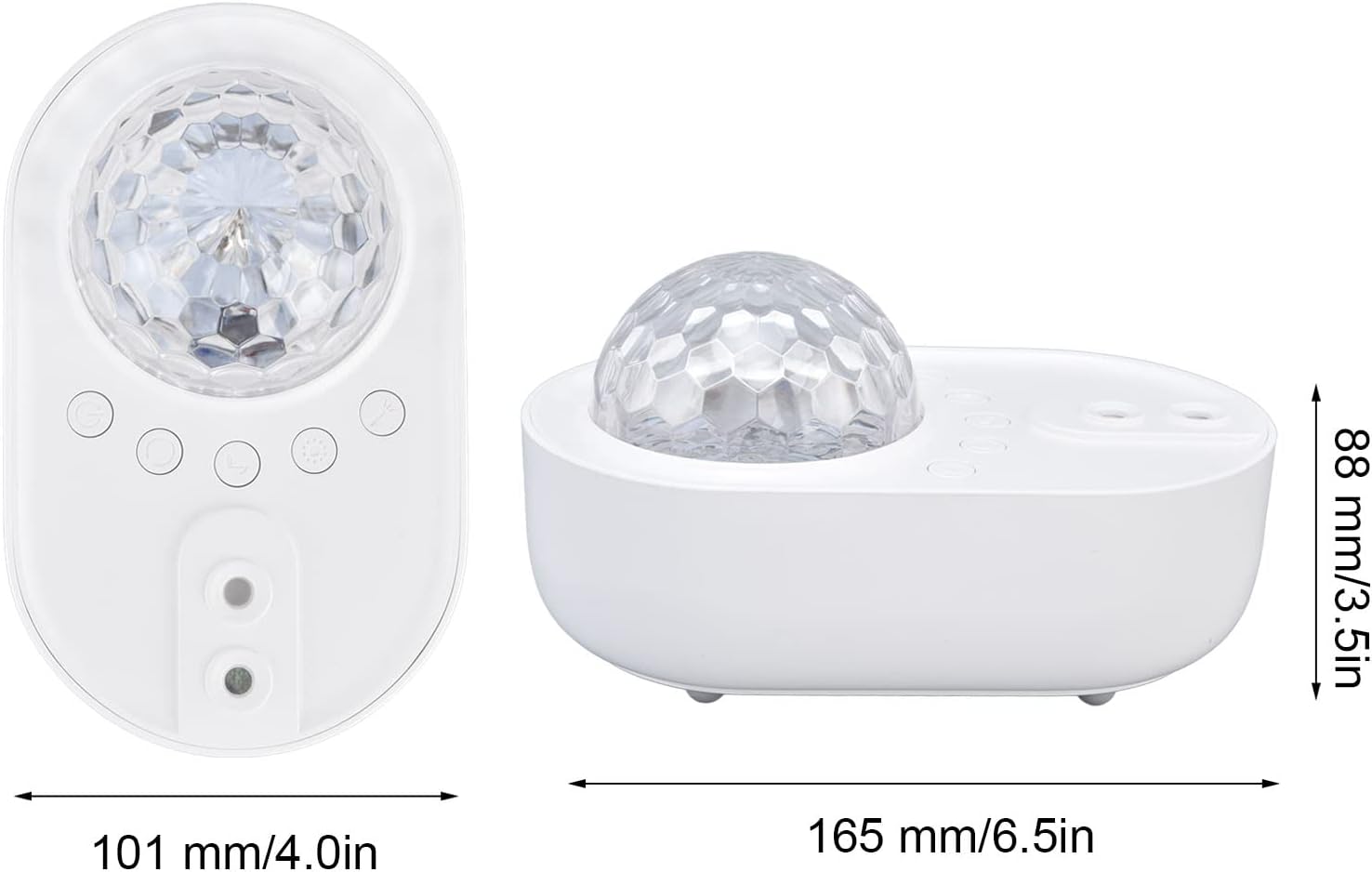 Cufaee 宇宙船プロジェクションランプ、RGBエフェクトリモコンのカラフルなランプ、ワイヤレス接続ミニ宇宙船のルームパーティー用