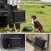 Unipaws 190 cm extra lange Hunderampe für Auto, SUV & LKW, ausziehbare tragbare Haustier-Treppenrampe mit rutschfester Oberfläche, reflektierenden Streifen & sanfter Steigung für Hunde bis 68 kg
