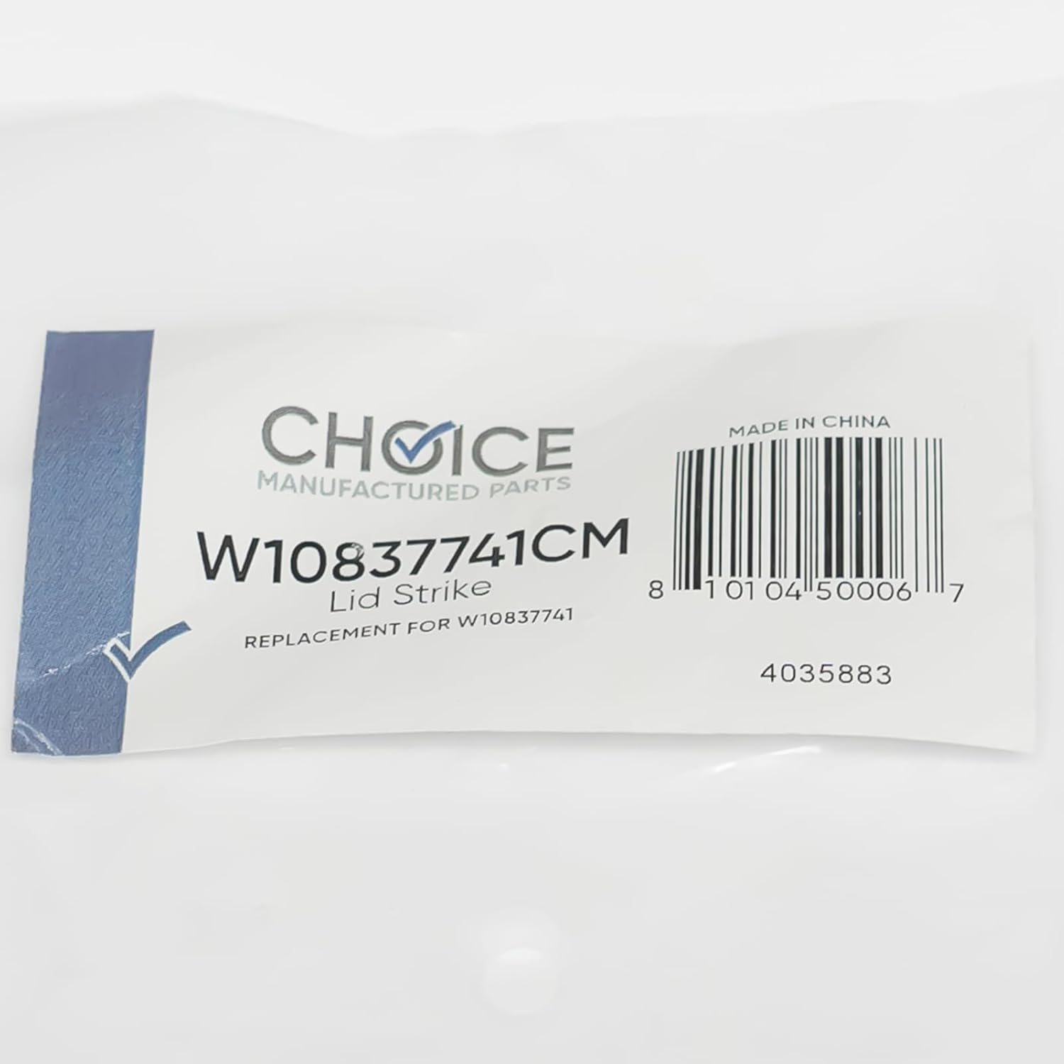 W10837741 Door Strike Replaces AP5988753 PS11726338 W10714899 Compatible with Whirlpool Kenmore Washing Machines