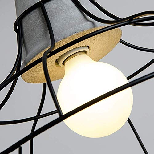 Chandelier en fer forgé rétro pour café et bar style industriel - 2