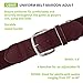 Champion Sports Boys Youth Uniform Belt, Maroon, Youth US