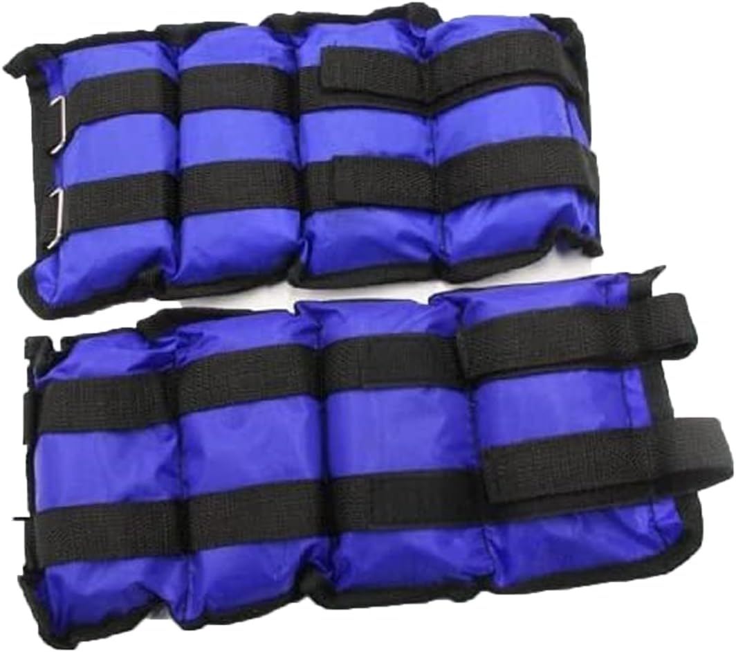 Rex New 10 LB Set Adjustable Ankle & Wrist Weights Exercise