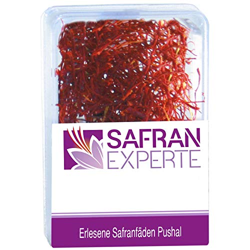 SAFRAN Fils Pushal différentes doses et grammes beaucoup de volume arôme oriental saffron threads (1,0 grammes)