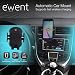 Produktbild Ewent Vollautomatische KFZ Smartphone Halterung mit Intelligentem Sensor & Fast Wireless Charging Funktion EW1191, Schwarz