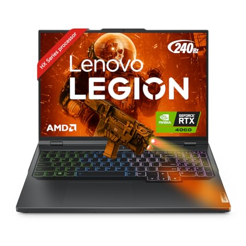 Image of Lenovo Legion Pro 5 AMD Ryzen 7 7745HX 16 inch (40.64cm) WQXGA IPS 240Hz 500Nits Gaming Laptop (32GB /1TB SSD /Win 11 /Office 2021 /NVIDIA RTX 4060 8GB /Alexa /3M Game Pass /2.5Kg), 82WM0073IN + Legion Backpack