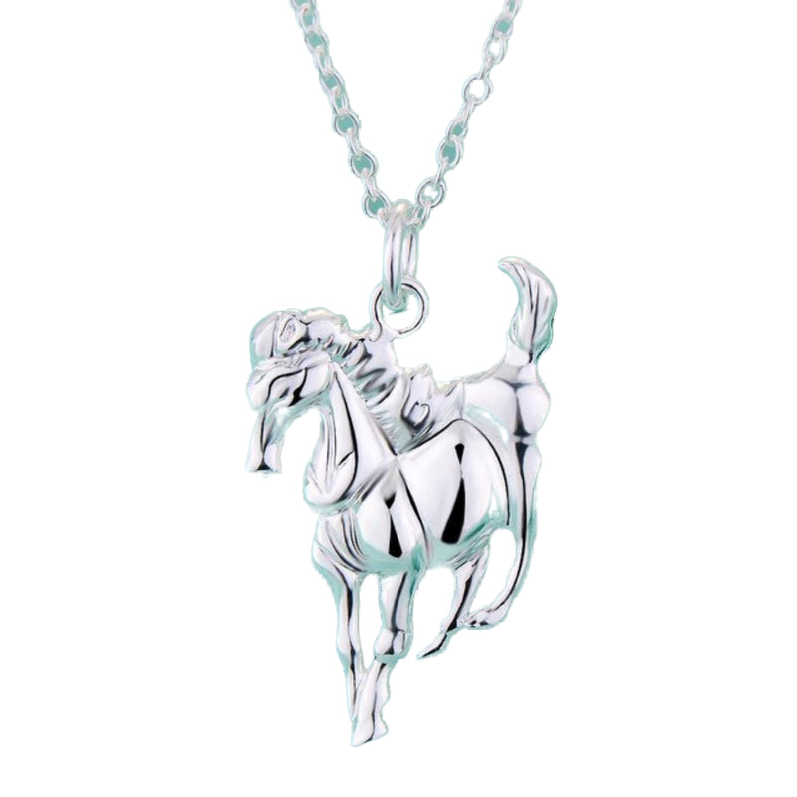 Collier cheval argent 925 QYYZTQY, bijou équestre pour votre style quotidien - 2