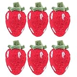 Filz Erdbeeren sind in Größe und leichtem Gewicht, niedliches kleines Ding, um für jede Dekoration eine großartige Ergänzung zu sein.