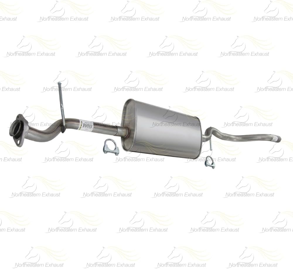 Exhaust Intermediate Pipe Muffler and Tail Pipe Kit Compatible for 2006-2010 Ford Explorer 4.0L | Stainless Steel | Northeastern Exhaust | Includes Clamps and Gasket | Direct-Fit Replacement