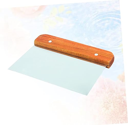 Miniatura 5 de BESTonZON 1 espátula de pizza plana para repostería, pan, mantequilla, pasta, masa flexible, multidecoración, cortador de utensilios de cocina,