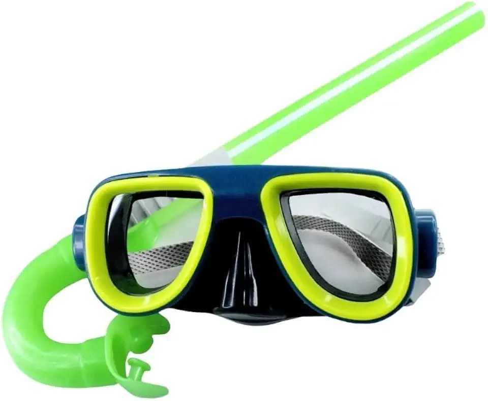 Kit De Mergulho Profissional Máscara E Snorkel Adulto E Tubo Respirador
