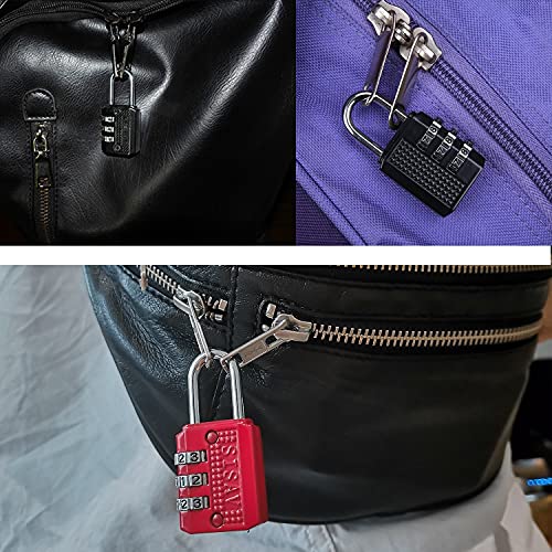 Lucchetto A Combinazione A 3 Cifre Sisav Da 5 Pezzi, Facile Da Leggere, Per Armadietti Scolastici E Palestre, Senza Chiave, Ripristinabile, Cinqu - 5