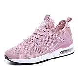turnschuhe rosa oder türkis  tqgold® Sportschuhe Herren Damen Laufschuhe Sneakers Turnschuhe Gym Fitness Leicht Schuhe(Rosa，Groß 38)