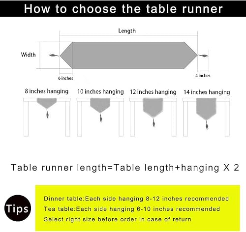 Miniatura 8 de Aothpher camino de mesa lujoso y moderno de algodón para fiesta nupcial