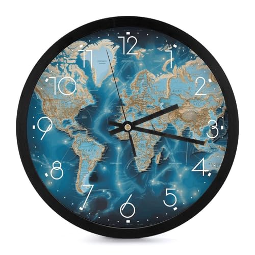 Horloge murale numérique facile à lire avec mécanisme à piles - 2