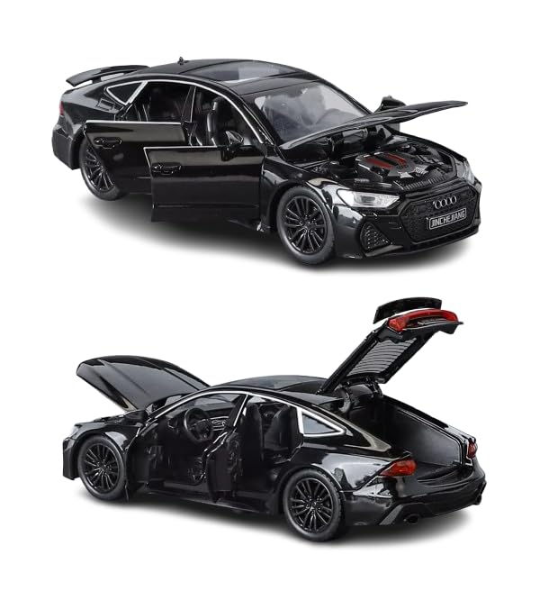 Image of Invite 1:32 Scale Audi RS7 Alloy Car Model Light & Sound Effect Diecast Toys for Boys Birthday Gift Kids Toys Car Collection【 Multicolor】