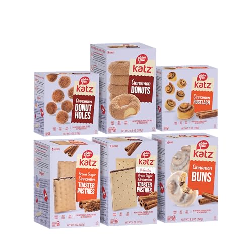 Katz Gluten Free Snacks Cinnamon Lovers Variety Pack. Includes Fresh