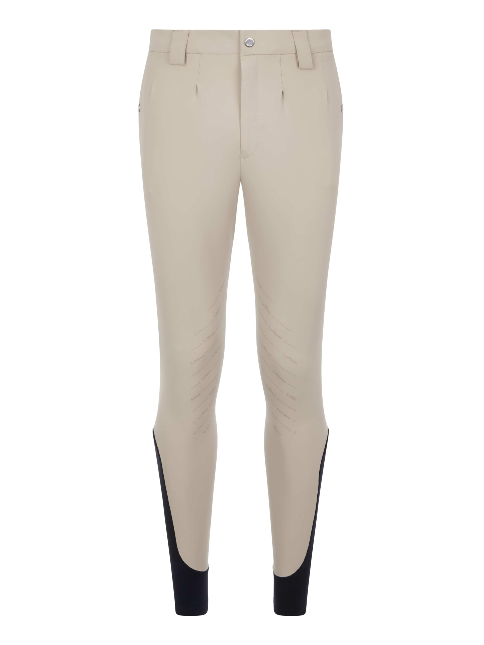 LeMieux Mens Classique Breeches - Four-Way Stretch - Front and Back Pockets - Beige - 34IN