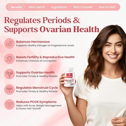Image of Life Aveda PCOD & PCOS Ayurvedic Medicine For Women Girl Female | Ova Cyst Supplement Helps & Support Healthy Hormonal Balance & Menstrual Regulation | Healthy OvulationEgg Quality| Relief From Delayed Irregular Periods - 60 Veg Capsules
