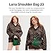 COACH Polished Pebble Leather Lana Shoulder Bag 23, Amazon Green Multi