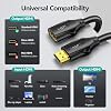 Cable extensor HDMI SAMZHE 8K de 3.3 pies/1 m, extensor HDMI 2.1, 8K@60Hz 4K@120Hz, adaptador HDMI macho a hembra, cable de ultra alta velocidad 48Gbps compatible con Fire Stick, Roku TV, Blu-Ray, laptop, PS5/4, Xbox 6