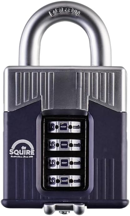 SQUIRE Warrior Open Shackle Combination Padlock - 55mm Boxed
