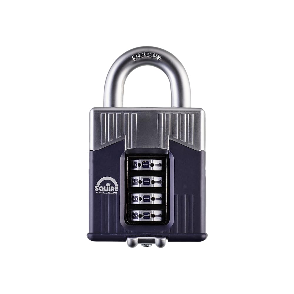 Squire Warrior High-Security Open Shackle Combination Padlock 55Mm Boxed