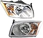 Garage-Pro Head lamp Compatible with 2007-2012 Dodge Caliber Assembly Halogen Passenger and Driver Side