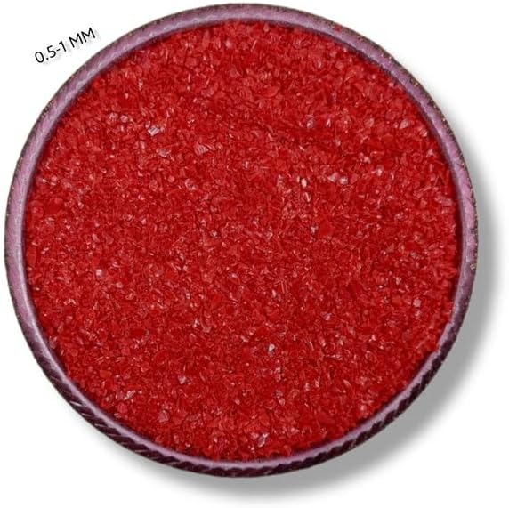 Crushed Red Coral Gemstone Coarse All Size Coral Crushed powder Coarse For Woodwork, Ring Inlay Stone Healing Powder, Stone Inlay Powder Red Coral