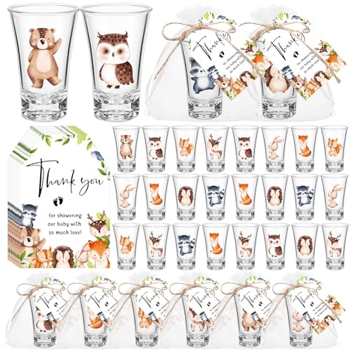 Pickmesh 50 Sets Woodland Baby Shower Party Favors for Guests