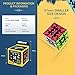 Gear Cube 3x3 with Three-Dimensional Gear Structure, Embedded Tile Design Magic Cube 3x3x3 Puzzles Toys (57mm), Suitable for Brain Development Puzzle Games for Children and Adults