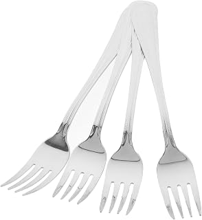 FUNOMOCYA 4 Piezas Tenedores Inoxidable Tenedores Utensilios de Metal Uso Doméstico y Restaurantes