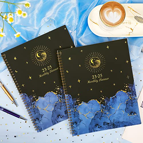 2023-2025 Monthly Planner/Calendar – 2 Years Monthly Calendar/Planner 2023-2025, 9" X 11", Jul 2023 - Jun 2025, 24 Months Tabs, Twin-Wire Binding, Two-Side Pocket, Inspirational Quotes + Notes #TOP1