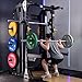 JZOPIDL X6 Power Rack - Heavy-Duty Steel Squat Cage with Adjustable Safety Bars and Chin-Up Bar for Home and Light Commercial Gym