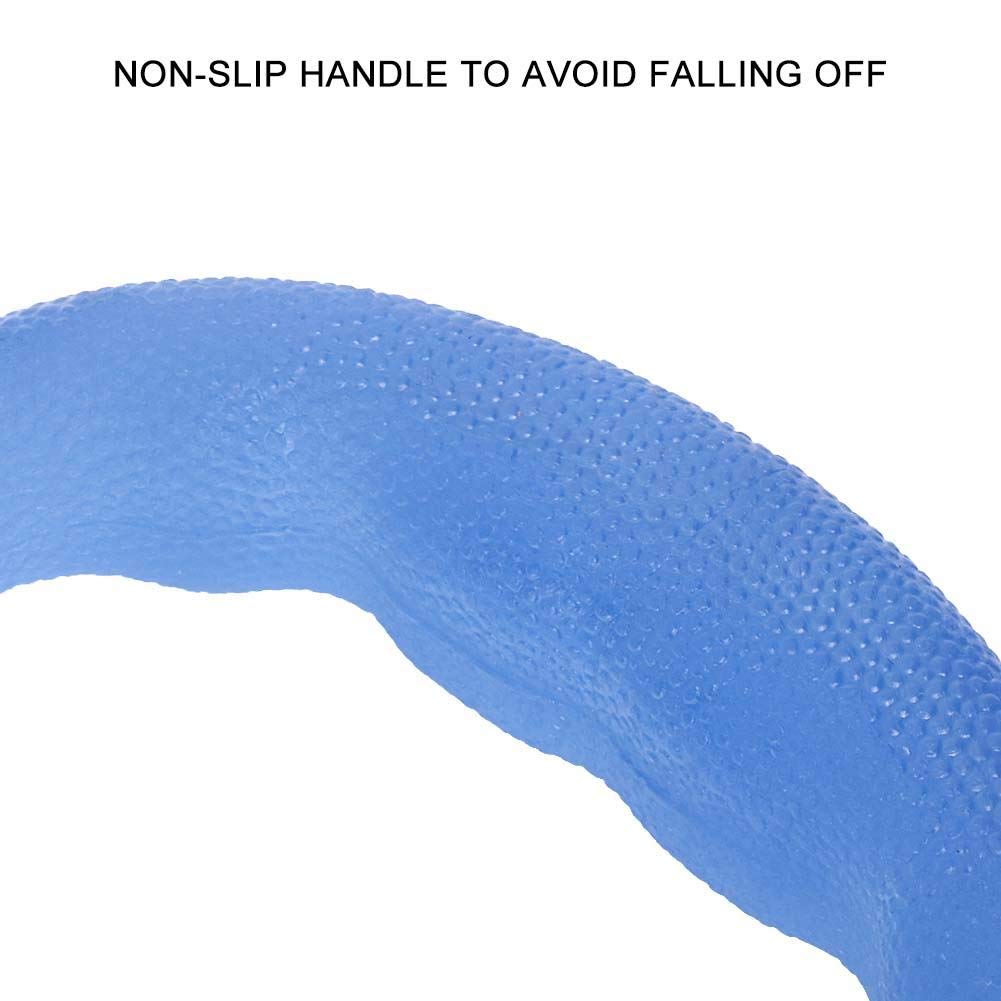 7-Loch Fitness Yoga Seil Band Bein Stretch Gürtel Zugseil Muskelkrafttraining Yoga Body Fitness Stretching Elastic Flexible Spannung(Blau)