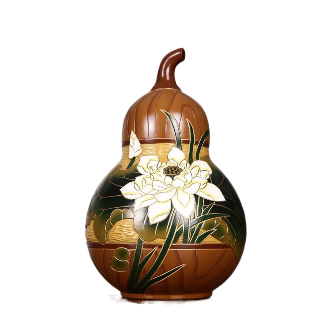 Aottsd C Gourd Resin Figurine Lucky New Year Bookshelf Desktop Home Decor Olor