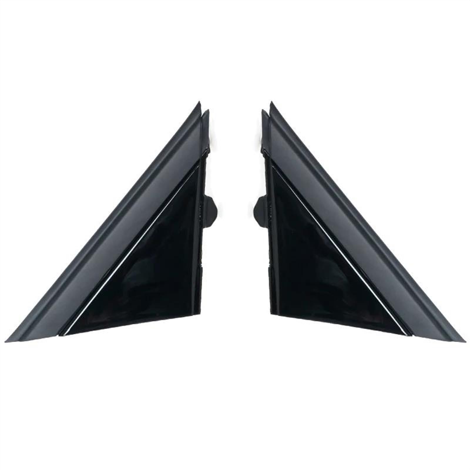 EMIGO Per FIAT 500 2012-2019 Modanatura Specchio Porta Triangolo Piastra Di Copertura Bandiera Finestra Anteriore A-pilastro 1SH17KX7AA 1SH16KX7AA Accessori Per Auto (Color : 2, Misurare : 1 pair)