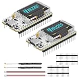 YELUFT 2 Pack ESP32 LoRa V3 Development Board with 915MHz LoRa Antenna Integrated WiFi Bluetooth SX1262 CP2102, 0.96-inch OLED Display, Type-C Interface for Meshtastic