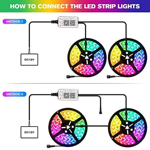 Husuku Dream Color Led Boat Strip Lights, 2X16.4Ft Rf Bluetooth Led Chasing Light Control With Remote/App, 12V Rgb Ic Color Changing Rope Lights Kit For Pontoon Yacht Marine Fishing Bass Kayak Pool #TOP5