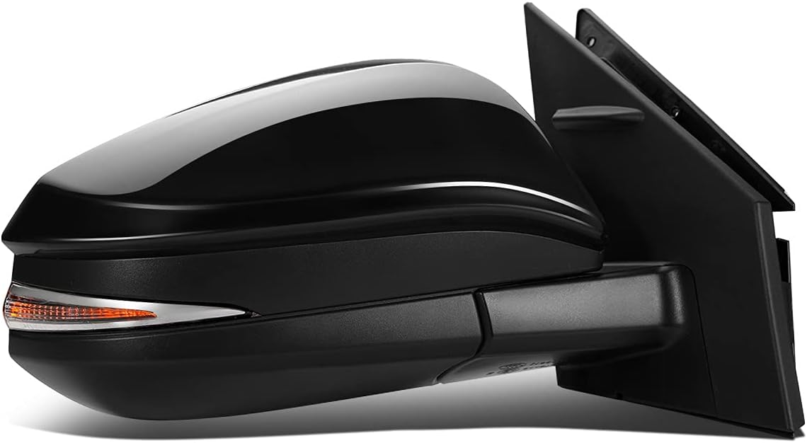 Auto Dynasty TO1321343 Factory Style Passenger Right Side Mirror - Manual Folding | Power Adjust | Heated Glass | Turn Signal | Blind Spot Detection - Fits with Toyota Rav4 15-18, Paint to Match