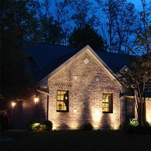 Cheopha Low Voltage Landscape Light Outdoor Spotlights 12V Brass Solid Led Landscape Kits With Abs Ground Spike And Mr16 Led Bulb 5W 2700K Included For Yard Pathway Outdoor Landscape Lighting #TOP3