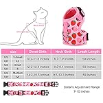 URATOT Cat Harness and Leash Set Cat Vest Harness Pet Leash and Collar Set Pet Harness for Kitties Puppies Small Pets Outdoor Walking, X-Small - Image 2