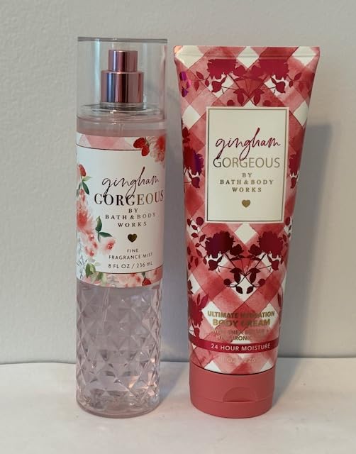 Gingham Gorgeous Duo Set - Body Cream and Fine Fragrance Mist (Packaging may vary)