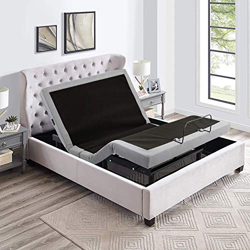 Image of Irvine Home Collection Twin Adjustable Bed Base, Zero Gravity, Anti-Snore, Programmable Memory Positions, Full Body Massage, USB, Premium Build