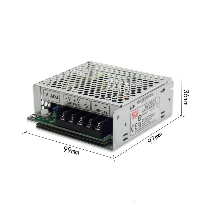Mean Well SD 25W 5A Convertisseur d'alimentation SD-25B-5
