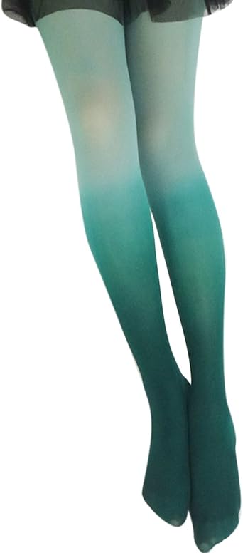 Fashion Socks Gradient Color Pantyhose Tights Ombre Leggings High Waist Stockings for Women and girls