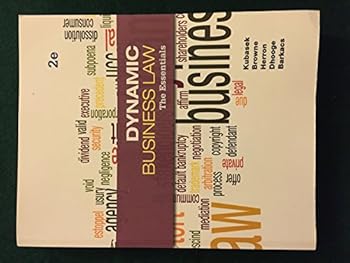 Paperback Dynamic Business Law: The Essentials Book
