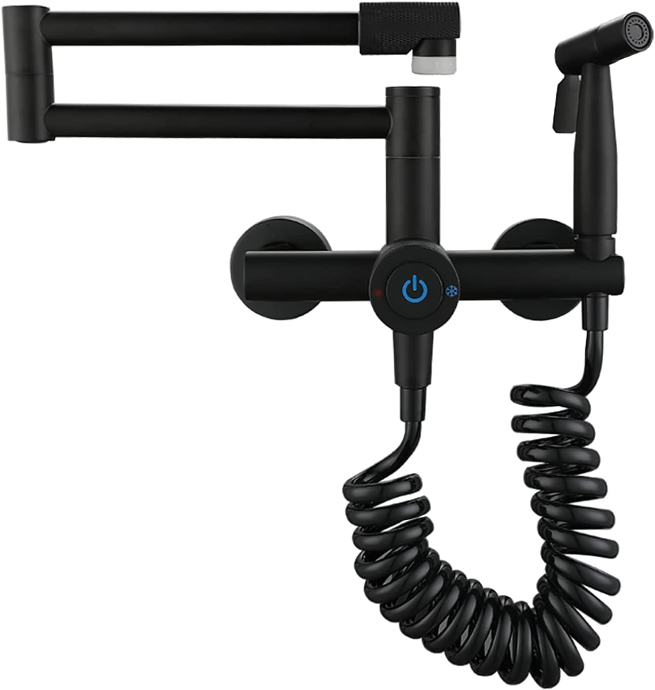 Handheld Bidet Sprayer for Toilet Brass Cloth Diaper Sprayer Kit Wall Mounted Foldable Bidet Sprayer Set Single Handle