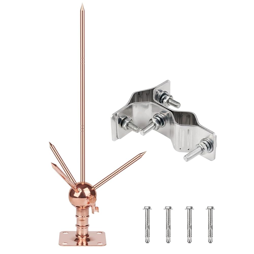 Système de tige en cuivre haute qualité pour protection de poteau