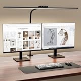 UPXNBOR Lampada da Scrivania Dimmerabile, Lampada Monitor con Morsetto 80cm