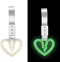 Vista 22 de Q1-TECH, JDM Tsurikawa - Anillo japonés para metro, tren, autobús, mango de coche, correa de mano con mango de corazón roto y correa de mano